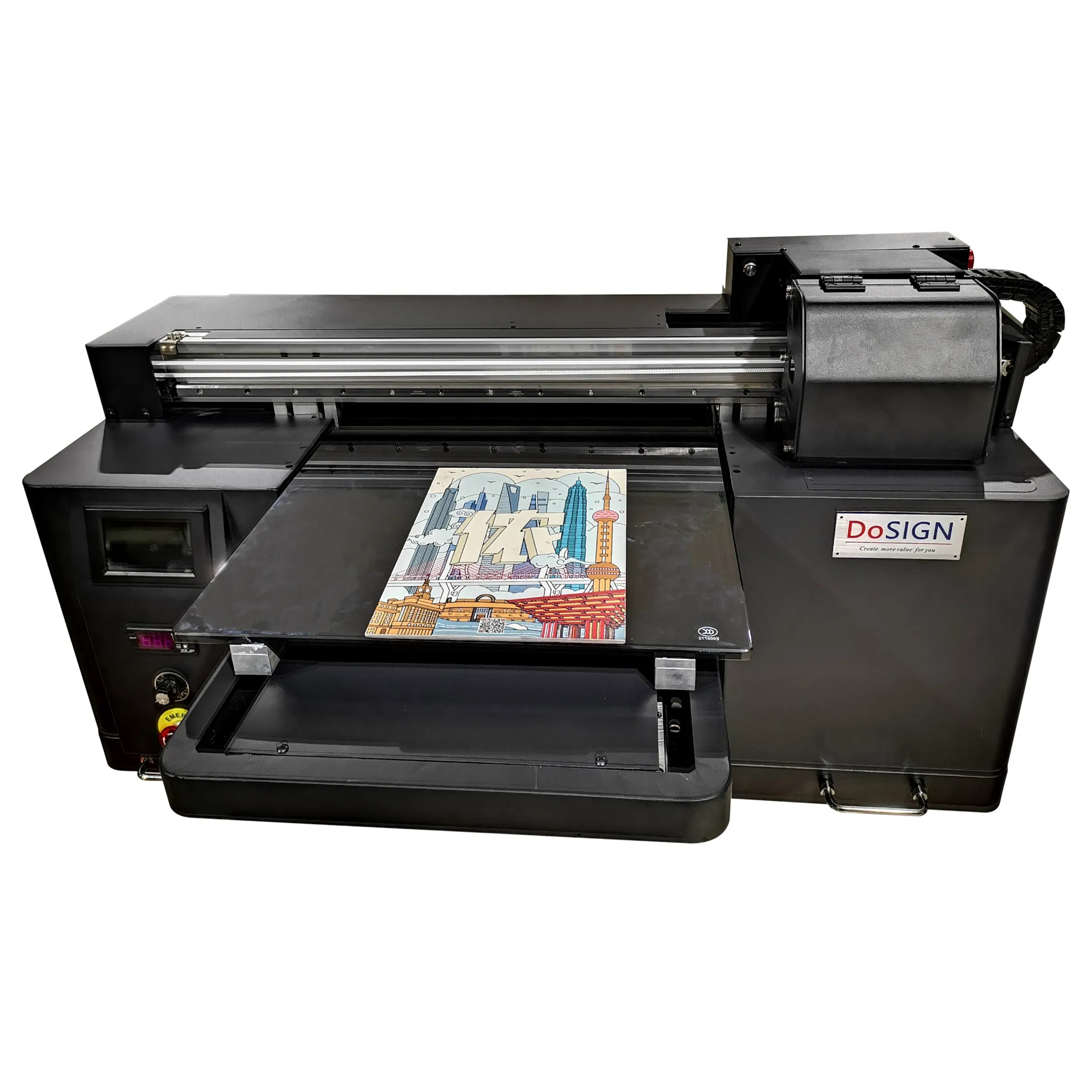 Digital Inkjet Ceramic Tile Glass Wood LED UV Flatbed Printer