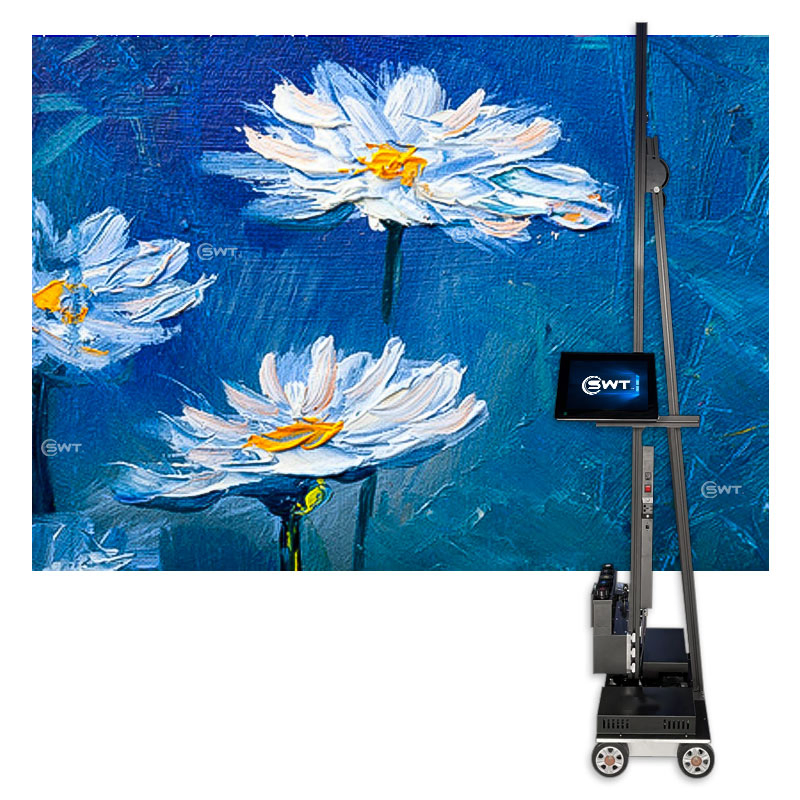 3D Vertical Mural UV Wall Inkjet Printer Wall and Floor 2 in 1 Printer for Ceramic Tile Provided Automatic 70 UV Ink Multi Color