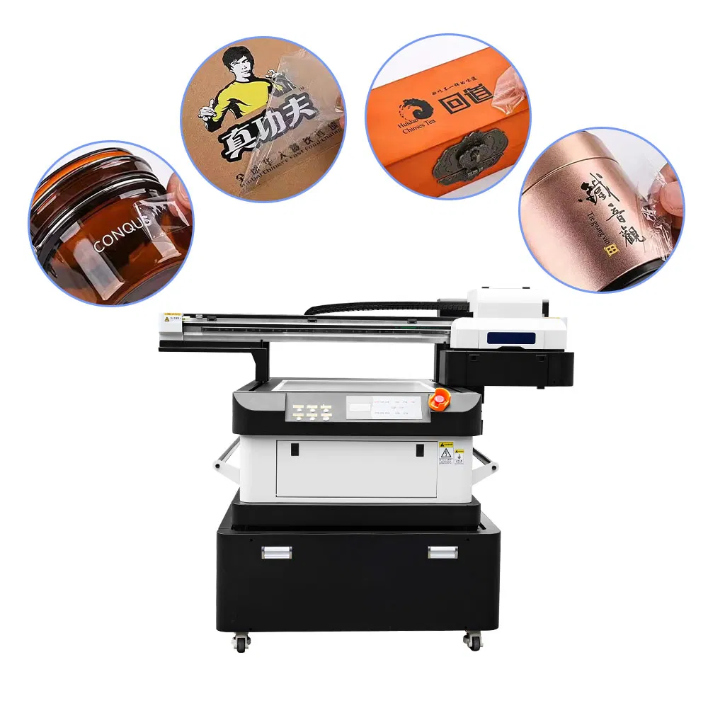 UV Dtf Printer 60*90cm UV Digital Glass Bottle Printer XP600