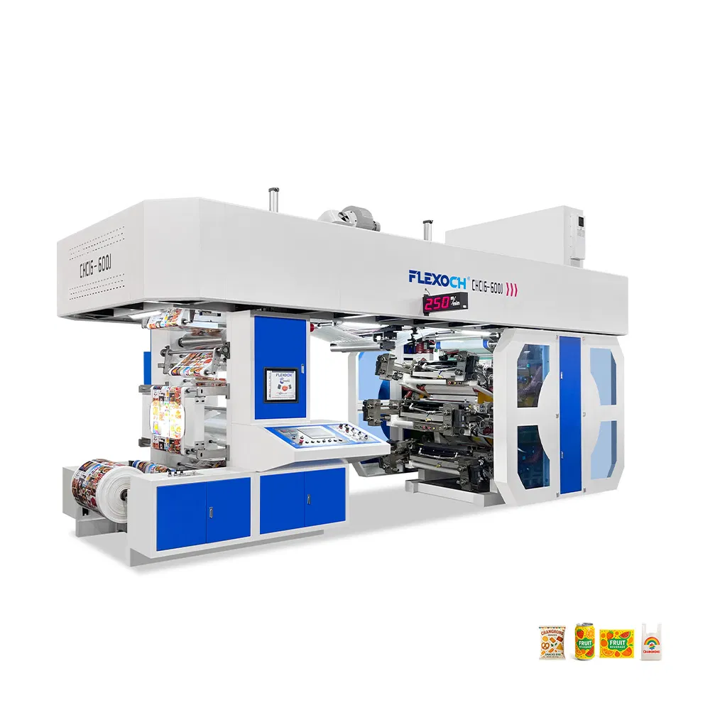 6 Colors Central Drum Ci Flex Printing Machine for Paper Printing