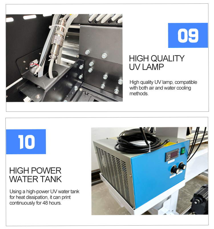 6090 Transfer Film UV Flatbed Printer 6 Color XP600 Digital Inkjet Plotter LED Printing Machine for Ceramic Phone Case Glass Wood