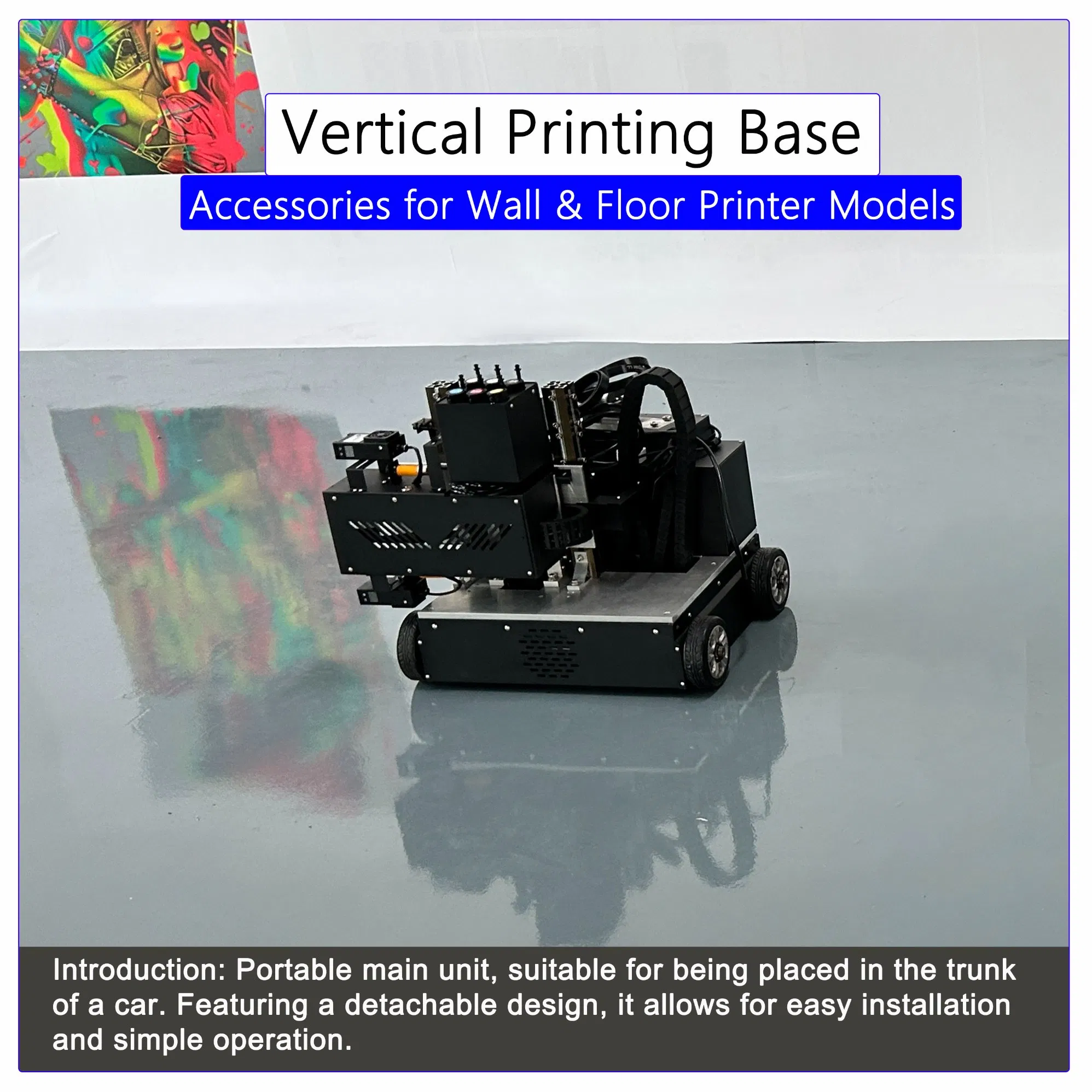 High Resolution Smart Control Accurate Wall and Floor Printer
