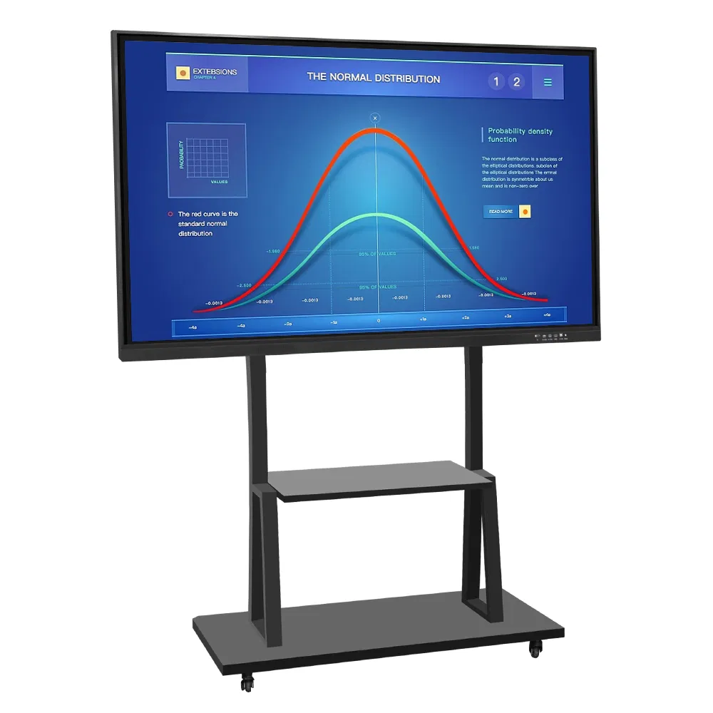 60 Inch Movable Interactive LCD Touch Screen Monitor LCD Touch Display Interactive White Board