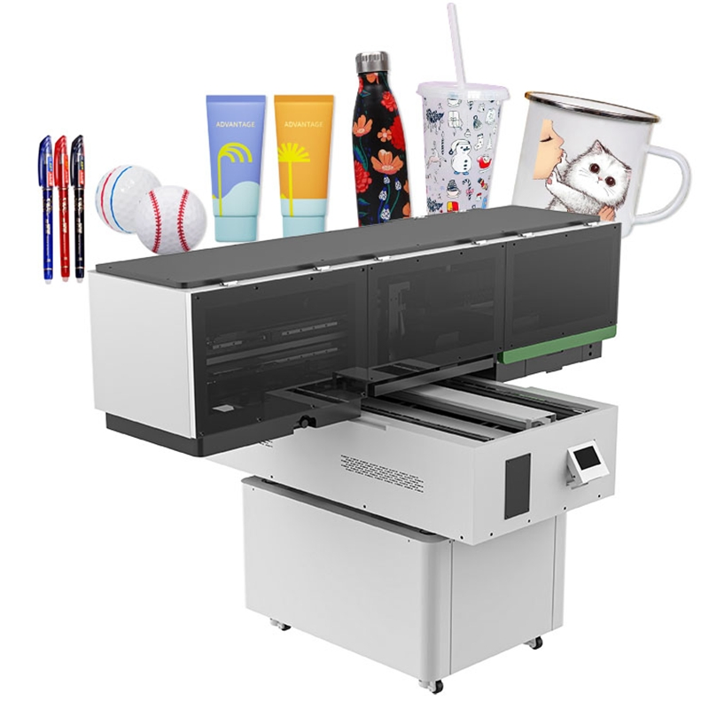 6090 PRO PVC Board Ceramic Tile Printing Digital Inkjet Flat Bed Flatbed UV 10 Color Printer Price