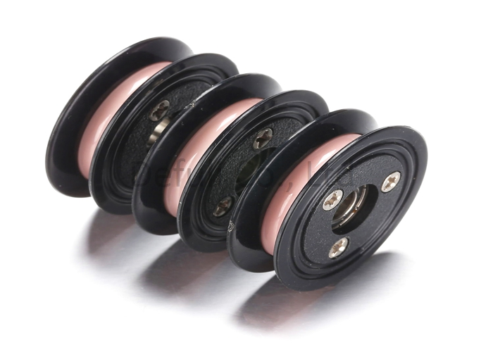 High Polish Alumina Ceramic Wire Guide Roller Yarn Textile Wire Drawing Winder Guide Pulley