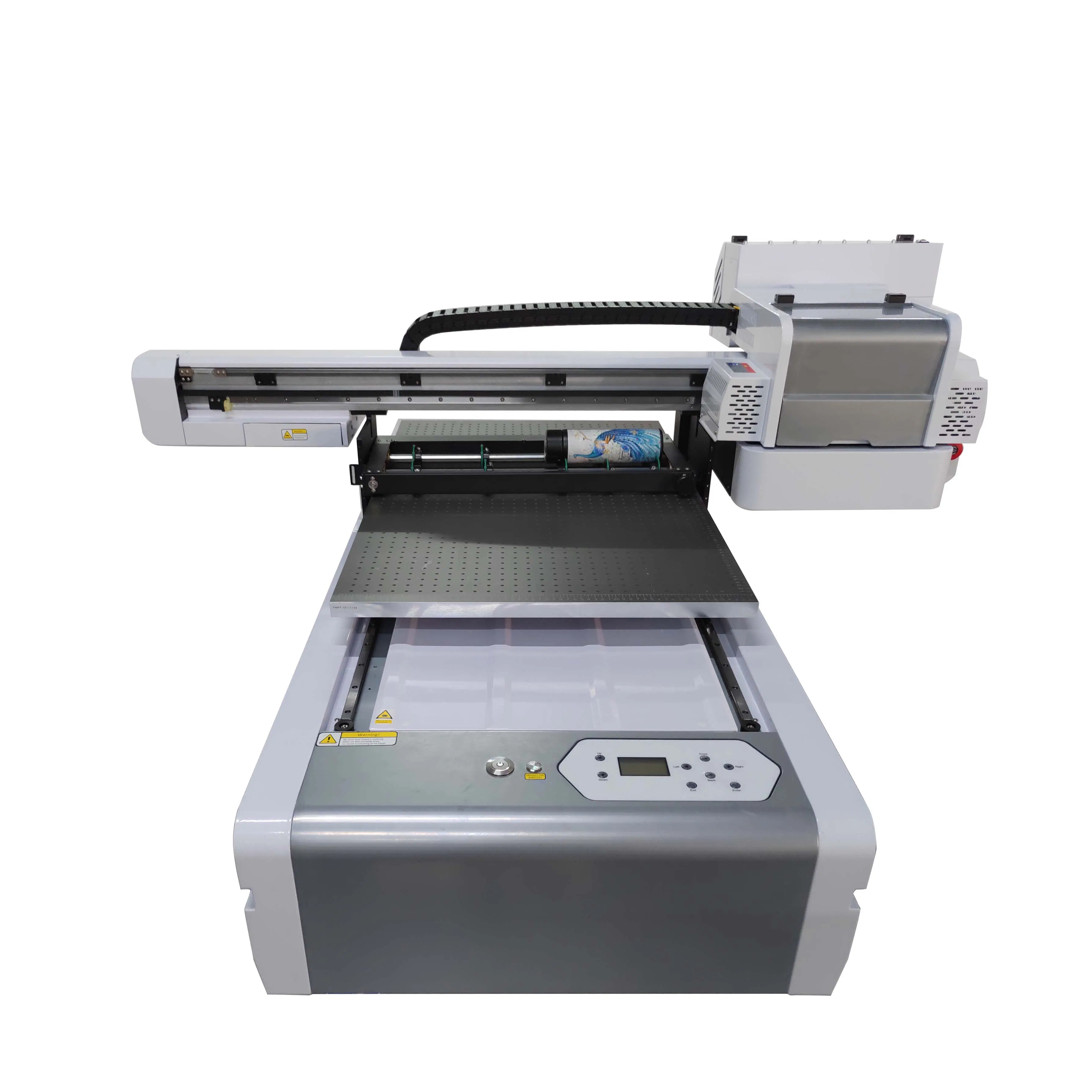 2 Heads 6090 Flatbed UV Glass Bottle Printer