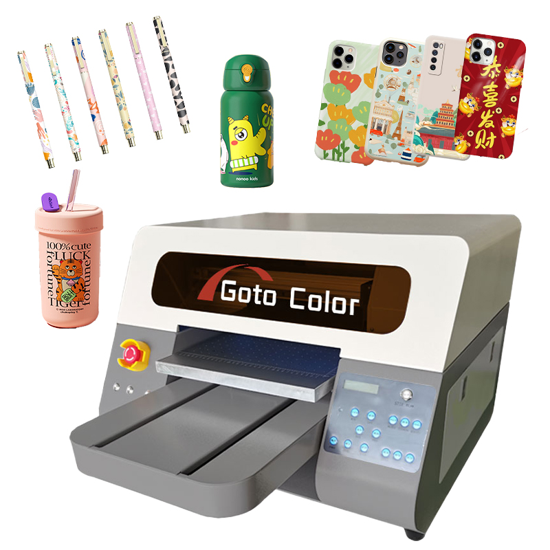 XP600 A3 UV Printer - 30cm Dual Head Design for Printing on Glass Bottles, Cards, and Phone Cases