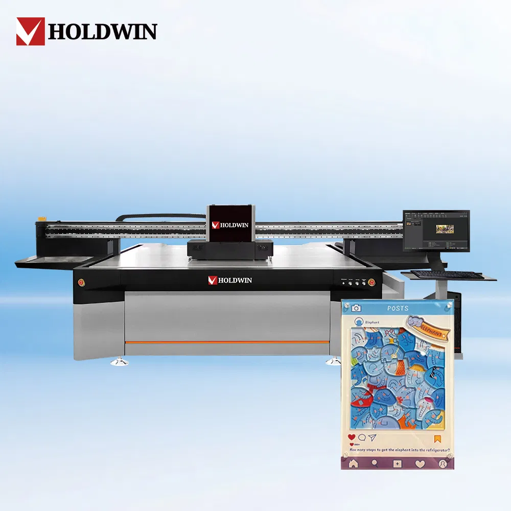 Holdwin-2513 Digital Inkjet Large Format Printer LED UV Flatbed Printer for Ceramic Tile Printing