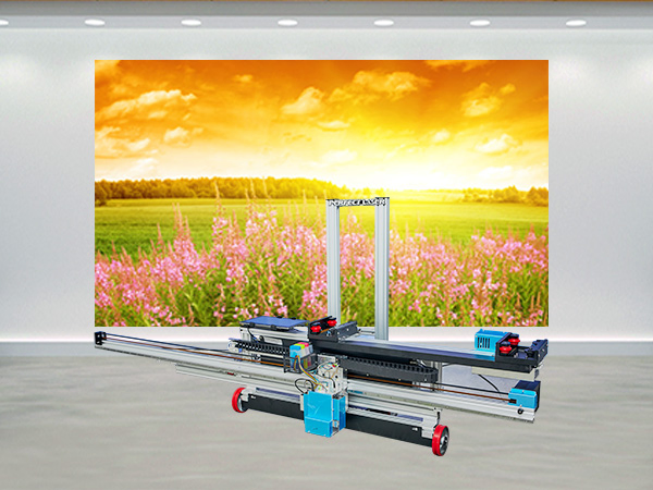 Perfect Laser--Automatic Glass Tiles Art Inkjet Mural Decor 3D UV Garage Carport Floor Ground Printing Machine