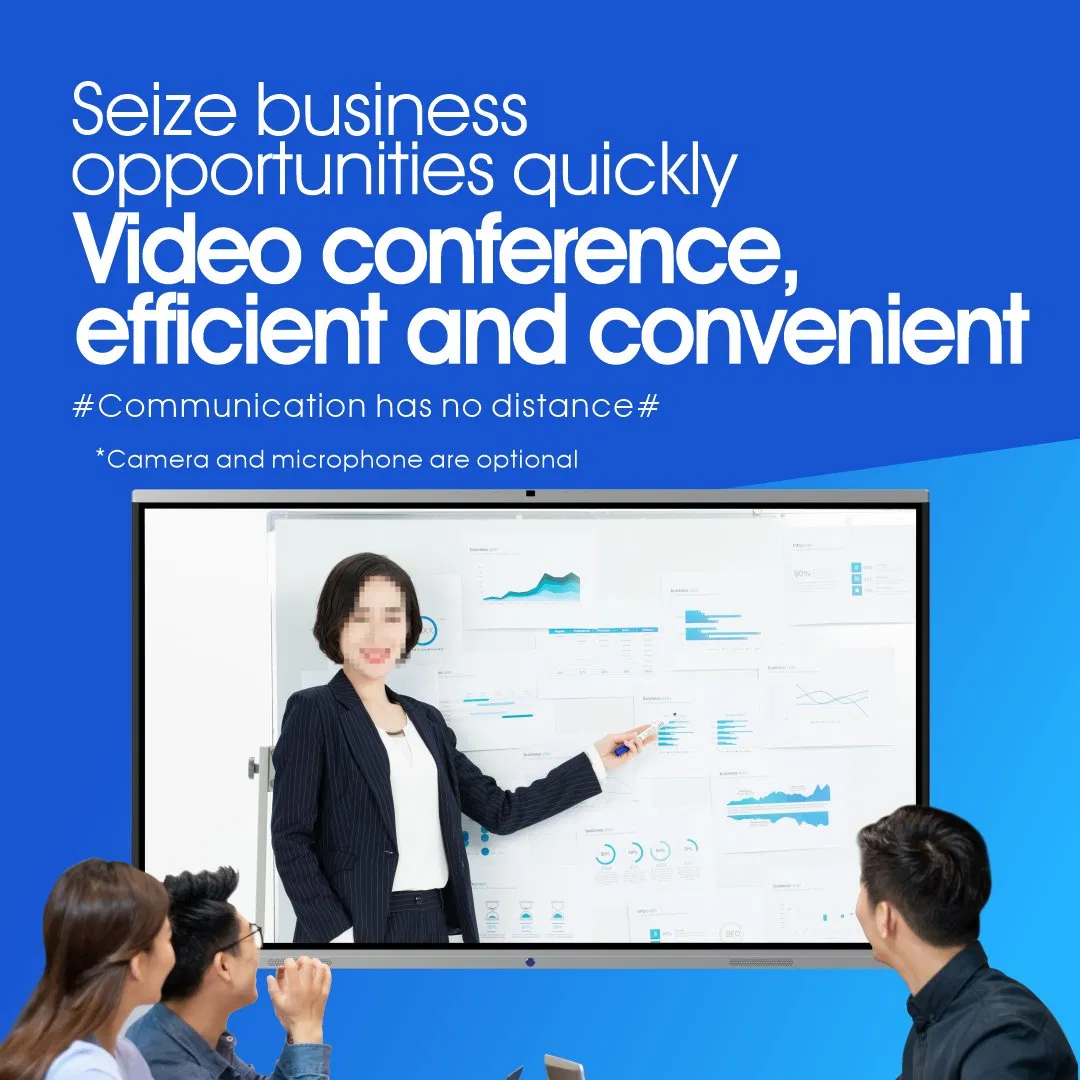 Factory Wholesale Large Size 98 Inch 4K Interactive Writing Panel Touch Screen Flat Teaching Smart Digital White Board