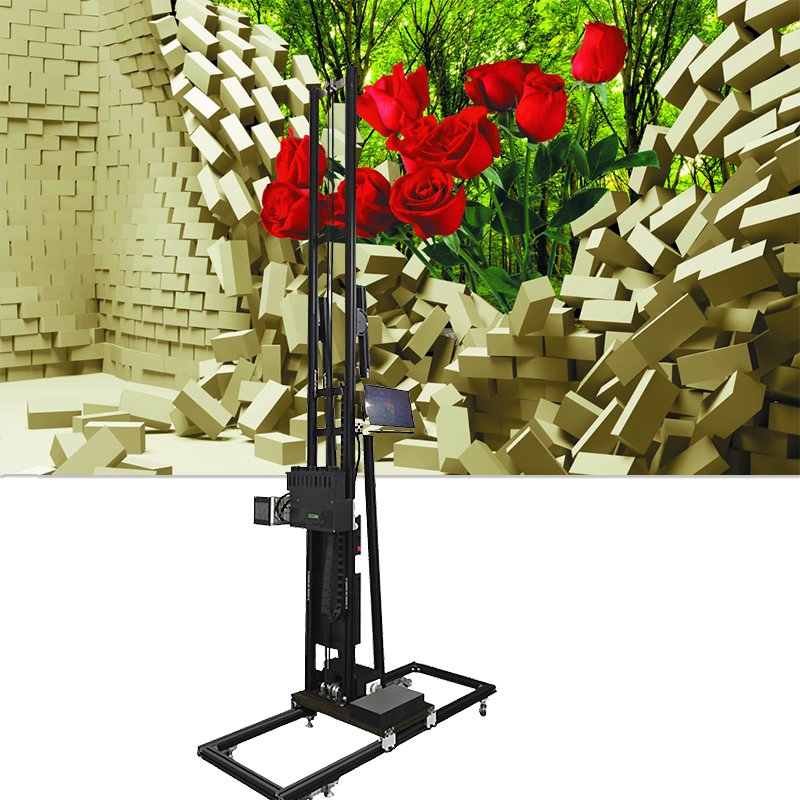 Cost-Effective Digital Varnish UV 3D Wall Printing Machine for Drawing Pictures on Concrete Glass and Ceramic