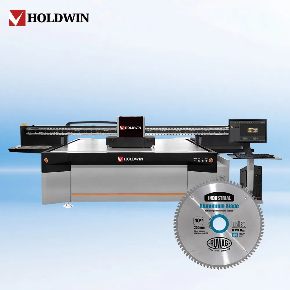 Holdwin Digital Inkjet Large Format Printer LED UV Flatbed Printer for Ceramic Tile Printing