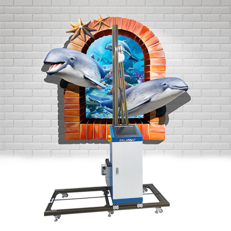 Glass Wood Ceramic Metal Indoor 3D 5D Art Wall Decor Mural Inkjet Printer Portable Printing Painting Machines