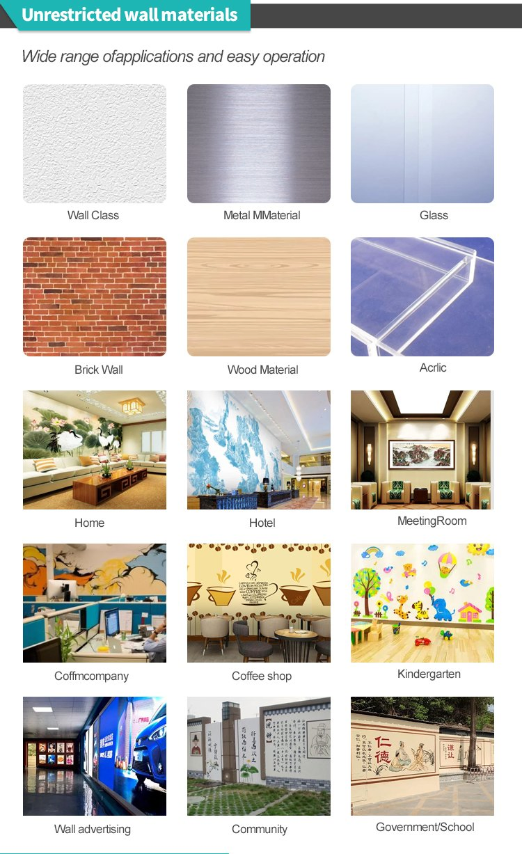 Swt Wall Paper Printing Machine with 3D UV Technology for Automatic Printing on Various Surfaces Digital Control Touch Screen and Low MOQ for Wholesalers