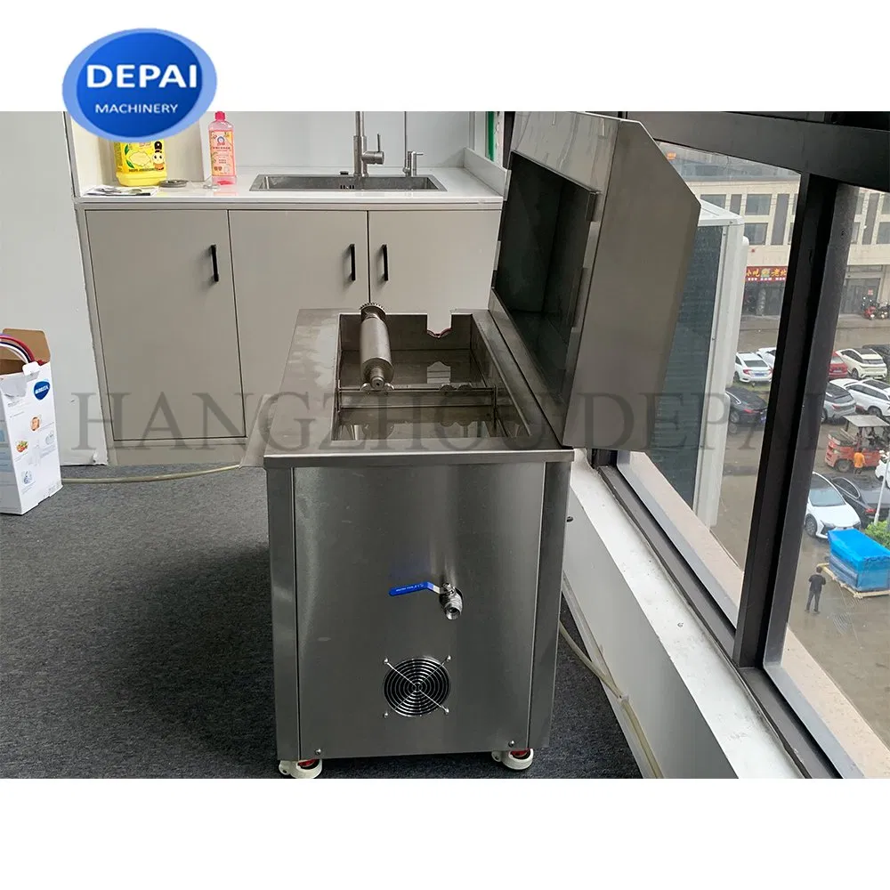 Flexo Press Ultrasonic Metal Ceramic Anilox Roller Roll Surface Cleaner Machine