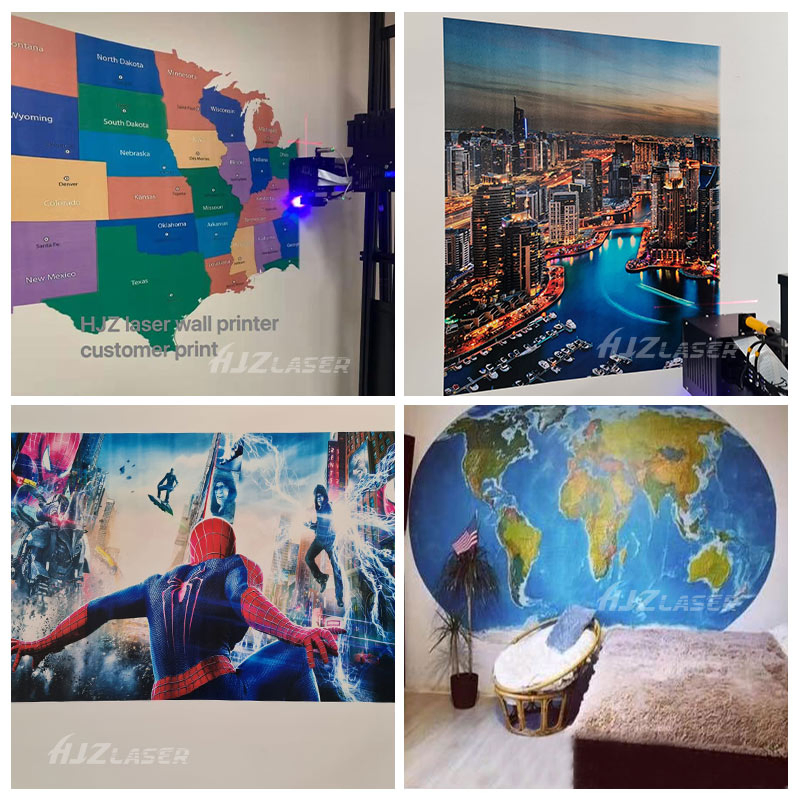 3D Automatic Wall Printer Inkjet Mural Printing Machine (Wall Glass Wood Ceramic) Decoration