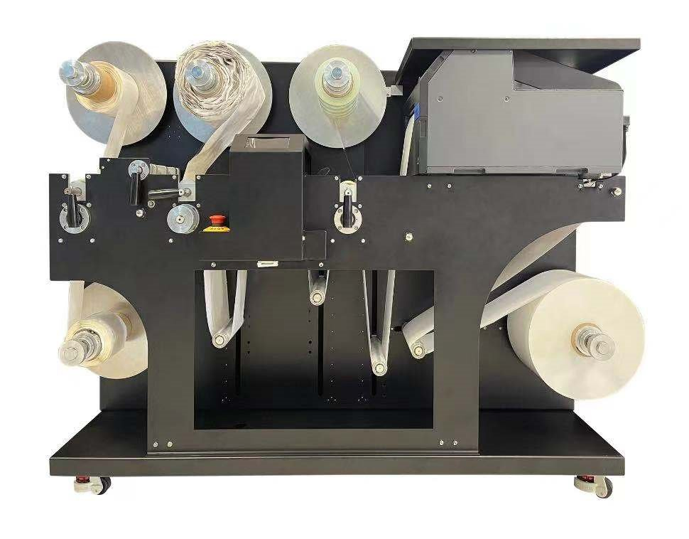 Roll to Roll Digital Label Printing and Cutting Machine