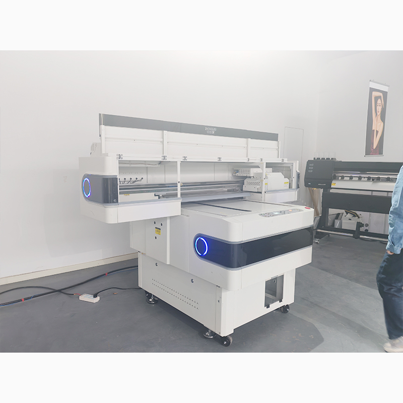 UV Digital Printer 9060 Flatbed Printer for Metal Glass Wooden Leather Printing