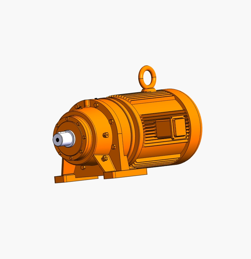 Compact Bwy0-7-Y0.75-4p-M1-1 Gearmotor for Ceramic Production Lines, High Torque-to-Size Ratio &amp; Stable Speed Regulation