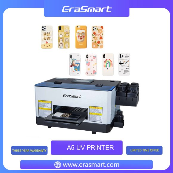 Factory Industrial Fast L800 Digital Inkjet Wide Format Glass/Ceramic/Plastic Flatbed A5 UV Printer