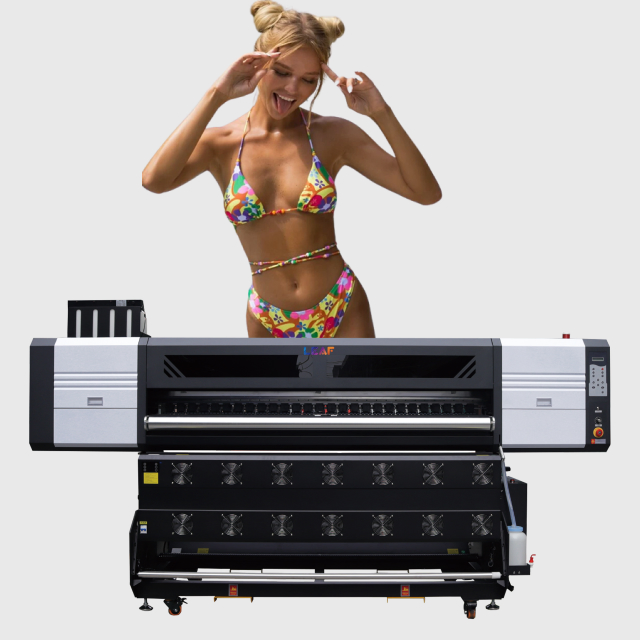 Leaf Factory Whole Sale 8 I3200 Head High Speed Industrial Digital Printing Machine Cotton Fabric Printer for T-Shirt Textile Printing