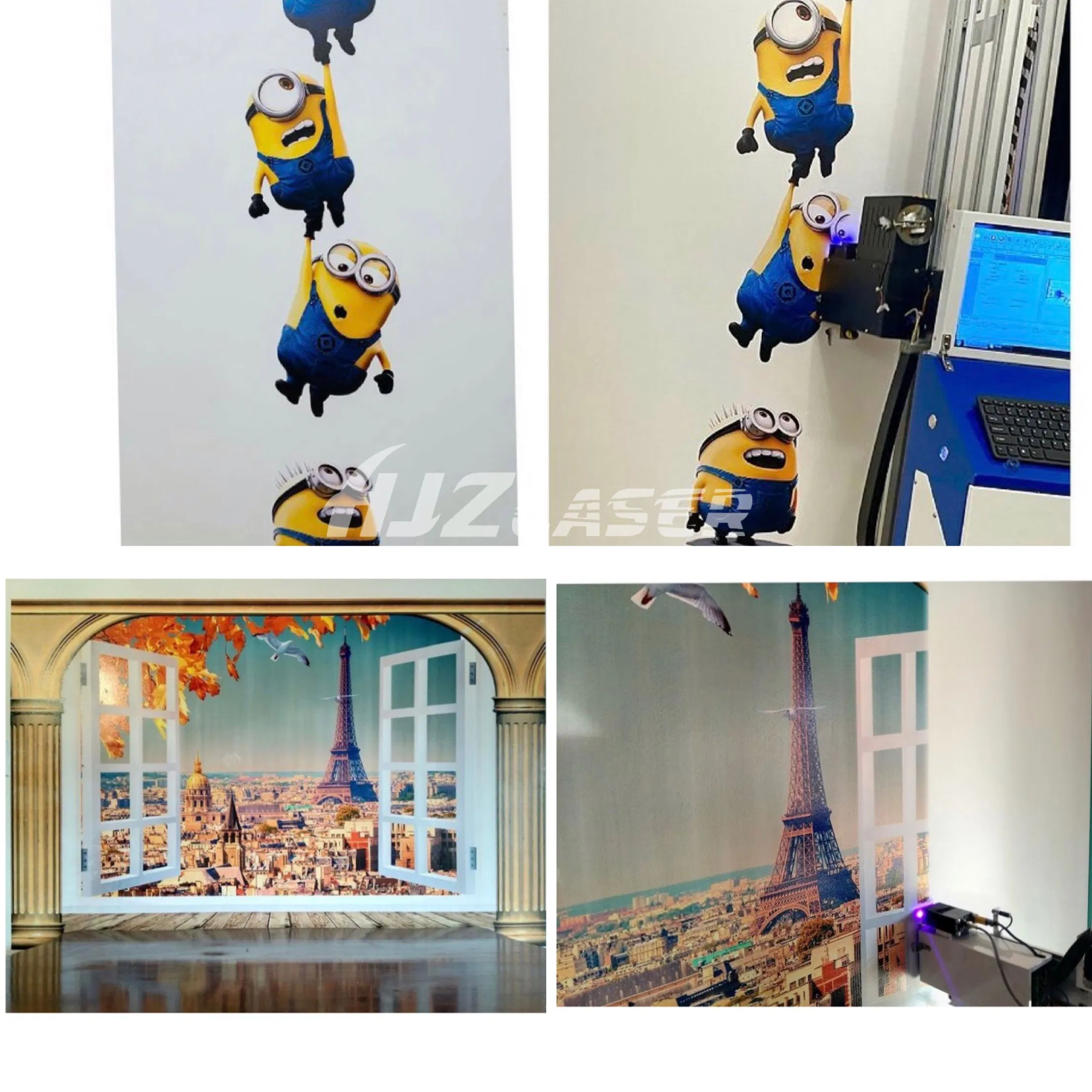3D Automatic Wall Printer Inkjet Mural Printing Machine (Wall Glass Wood Ceramic) Decoration
