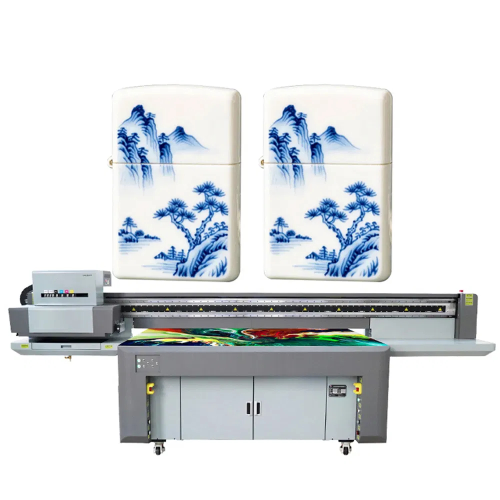 High Productivity UV Inkjet Flatbed Printer Digital LED for Glass Metal PVC Leather Advertising Bags Printing