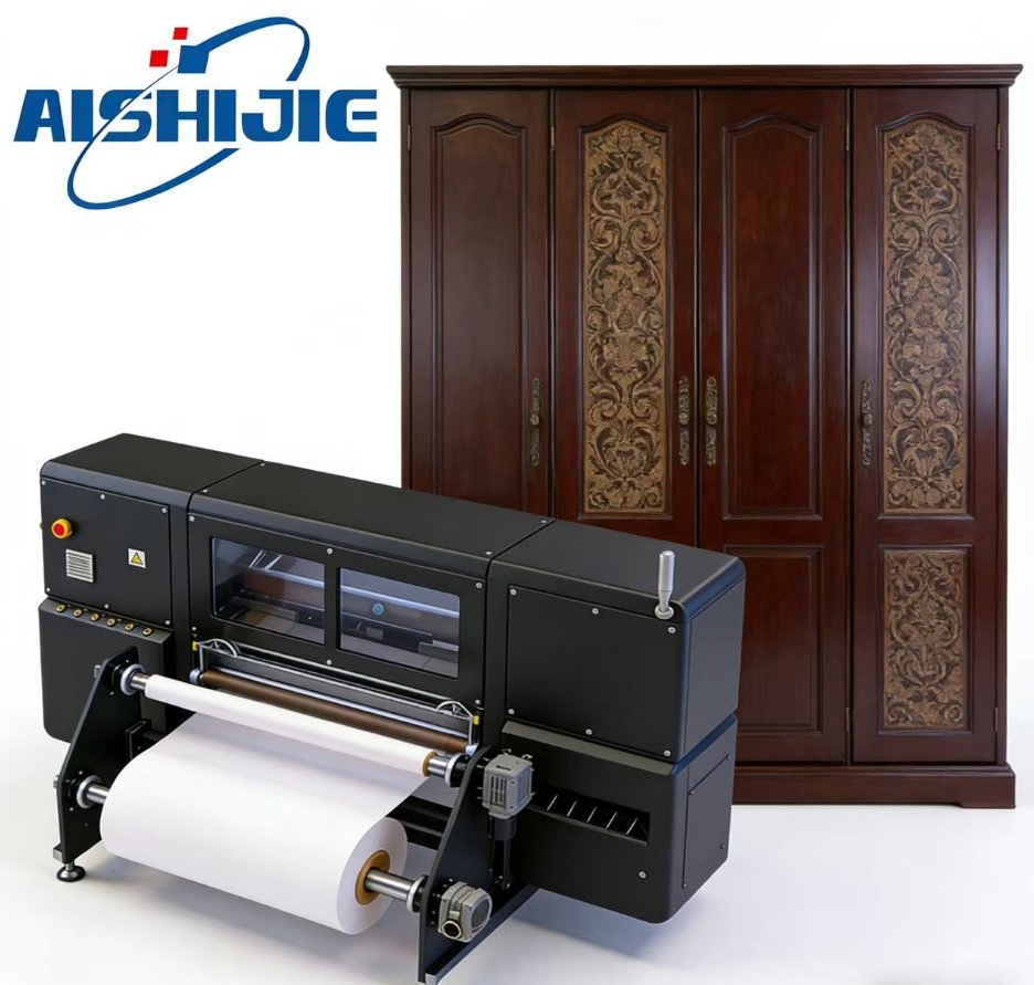 Digital Printing Machine for Furniture Factory Wood Grain Film Warranty