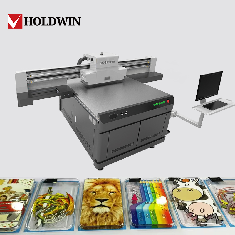 1216 Digital Flatbed 3-5 Printheads Printing Equipment Glass/Foam/Acrylic/Wood/Metal/Bricks UV Printer