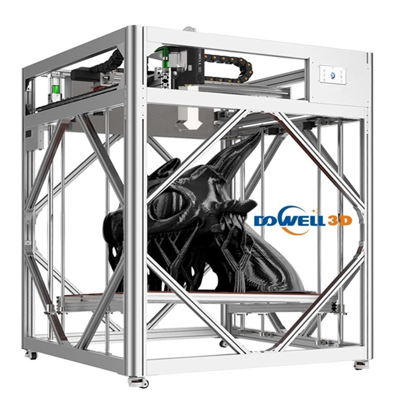 Dowell Large Industrial 3D Printing Machine 1600*1600*1600 mm 3 Stage Screw Extrusion Pellet Granule 3D Printer