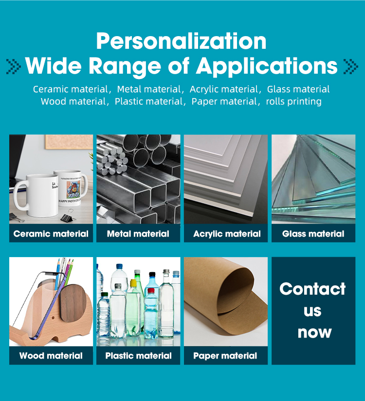 Mini 2PCS Print Head 30cm Label Plastic Metal Glass Acrylic Digital UV Flatbed Printer XP600 UV Printer