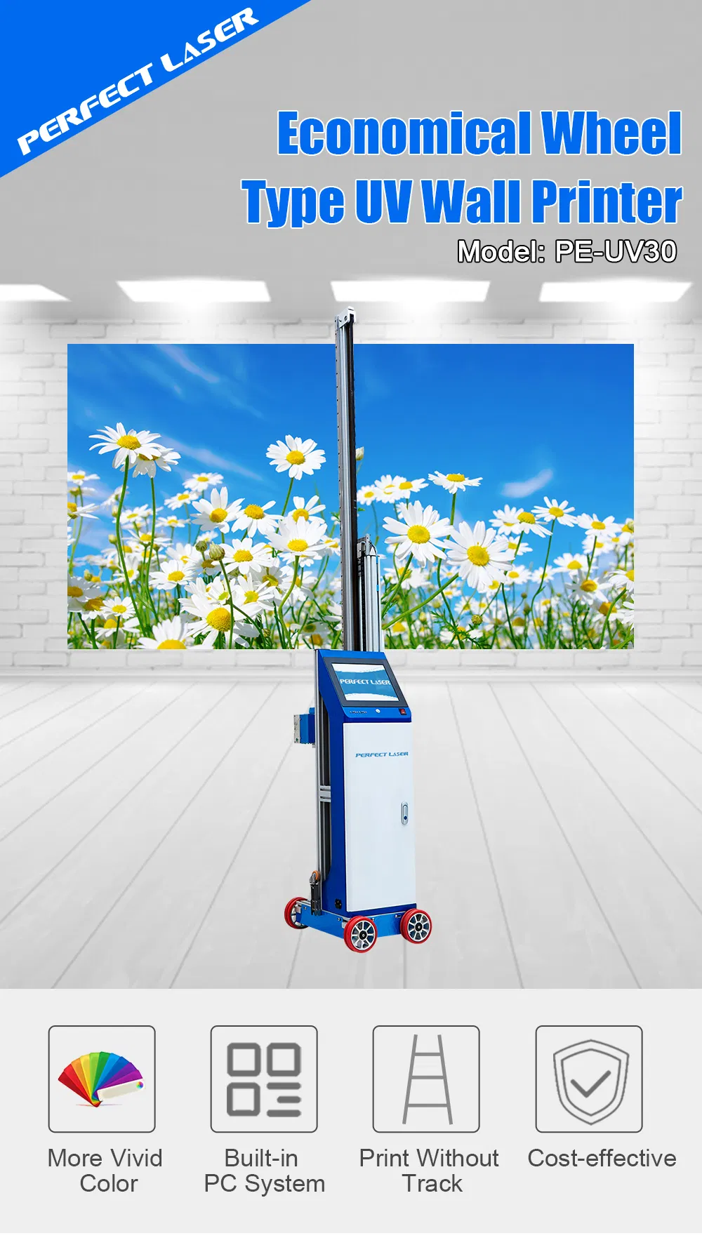 UV Wall Inkjet Printer Machine