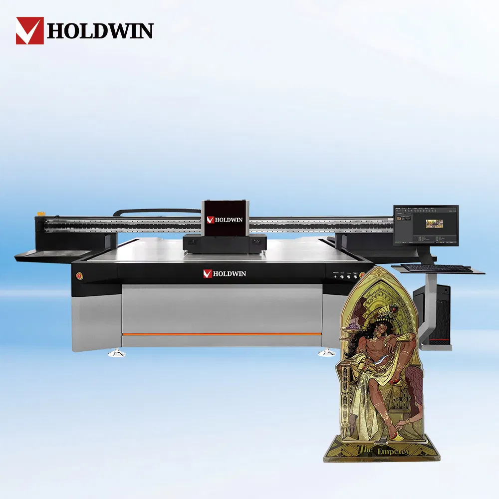 Holdwin-2513 Digital Inkjet Large Format Printer LED UV Flatbed Printer for Ceramic Tile Printing