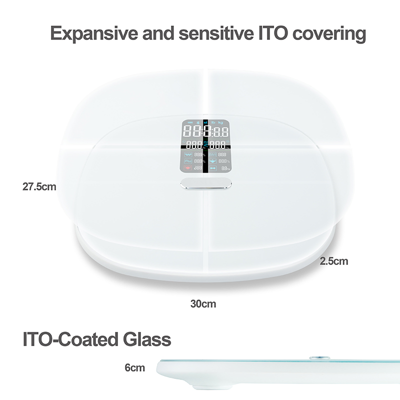 Digital 180kg Bluetooth Bathroom Weight Electronic Weighing Scale for Analyzing Body Fat
