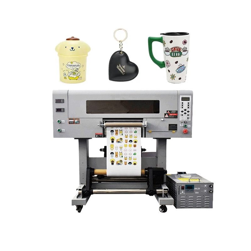 Small UV Dtf Printer 2-in-1 Mobile Case Boxes A3 Dimension 30cm Lamination Printing Machine Metal/Plastic Surface UV Ink