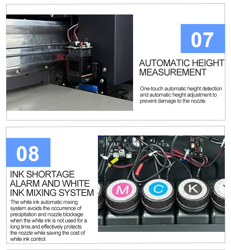 High-Accuracy A3 Size 3040 Digital UV Flatbed Printer A2 Size 4060 UV Printer for Glass Tile PP Acrylic Board Wood