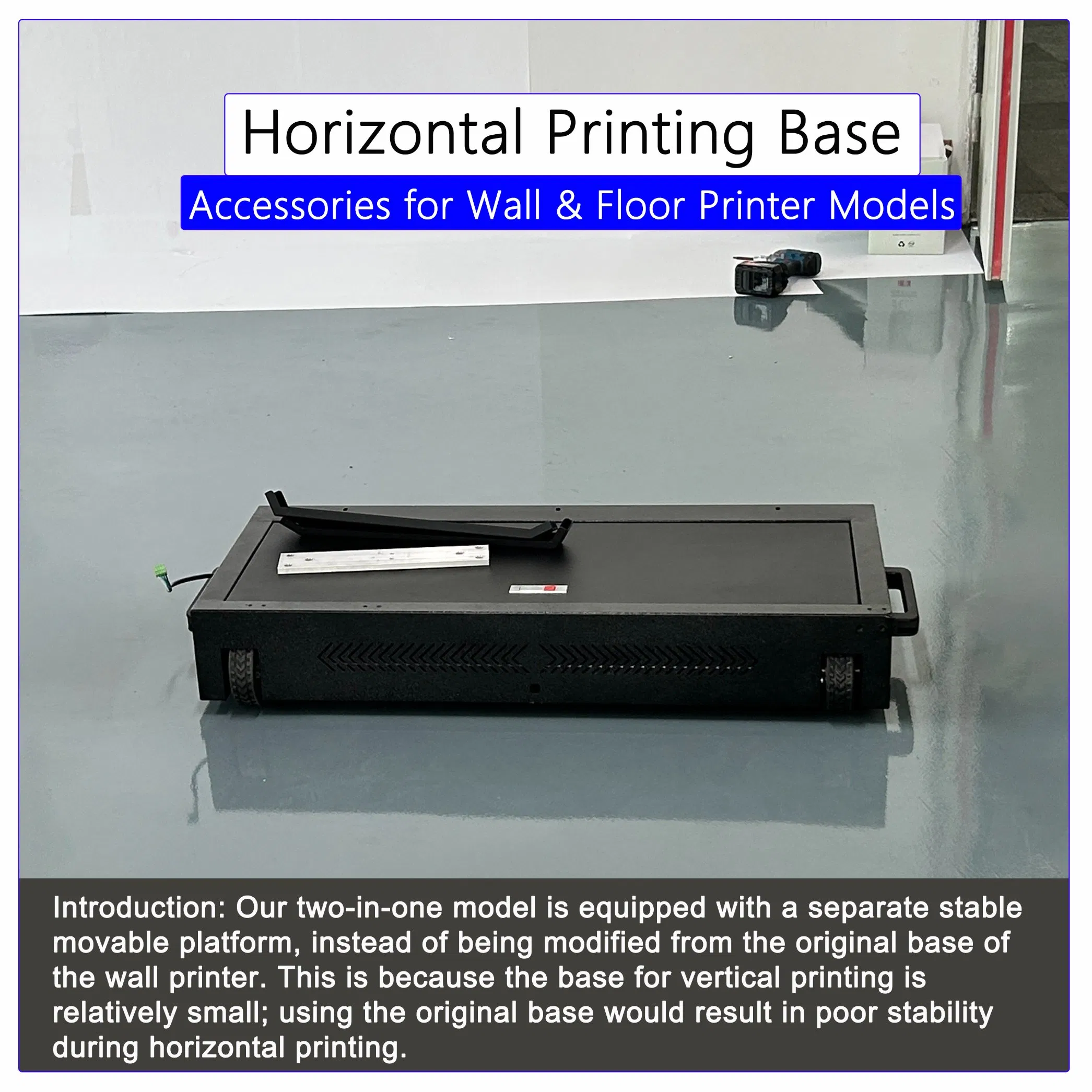 High Resolution Smart Control Accurate Wall and Floor Printer