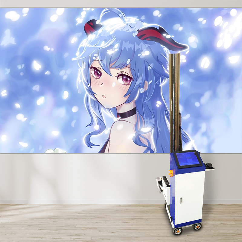 Hight Resolution Dx7 Printhead 3D Wall Robot Printer for Ceramic Tile Wooden Board Digital UV Varnish Inkjet Printing Machine