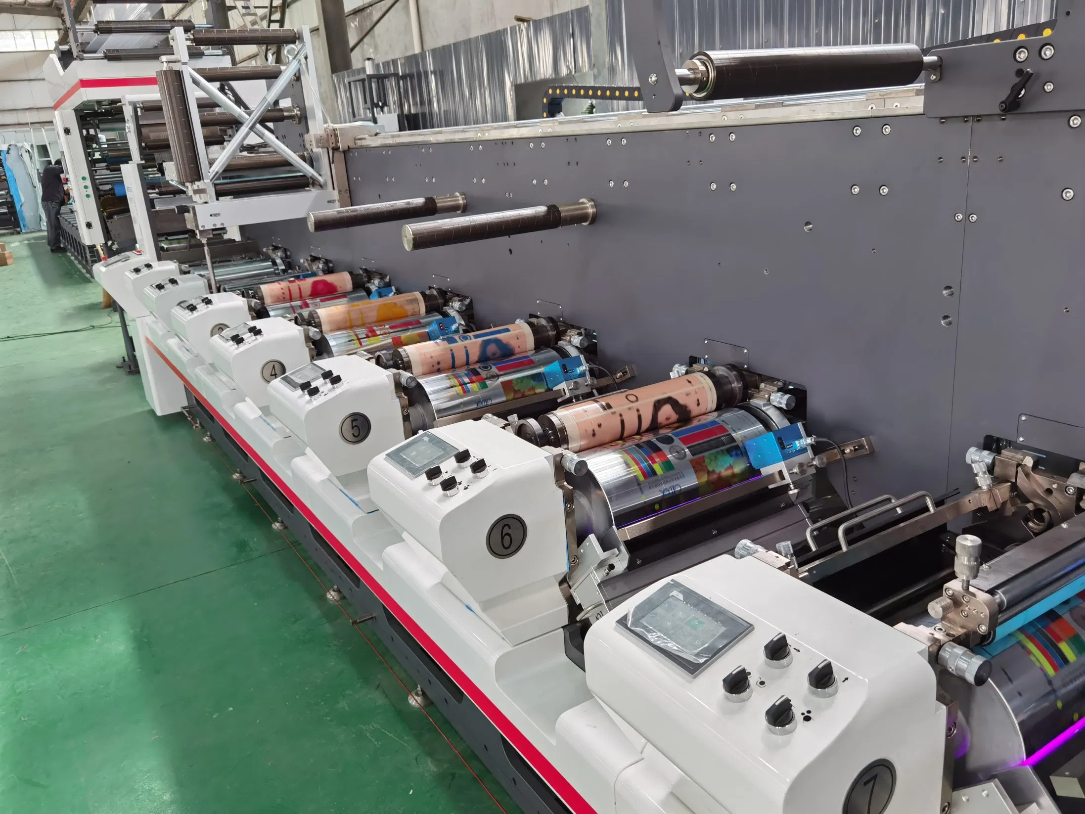 Great Efficiency Ceramic Anilox Roller Double Faced Digital Label Printing Machine