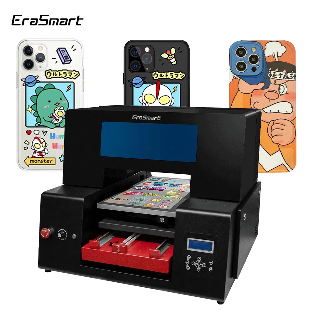 A3 Size 2 Heads Metal Surface Digital Printing Machine for Gift