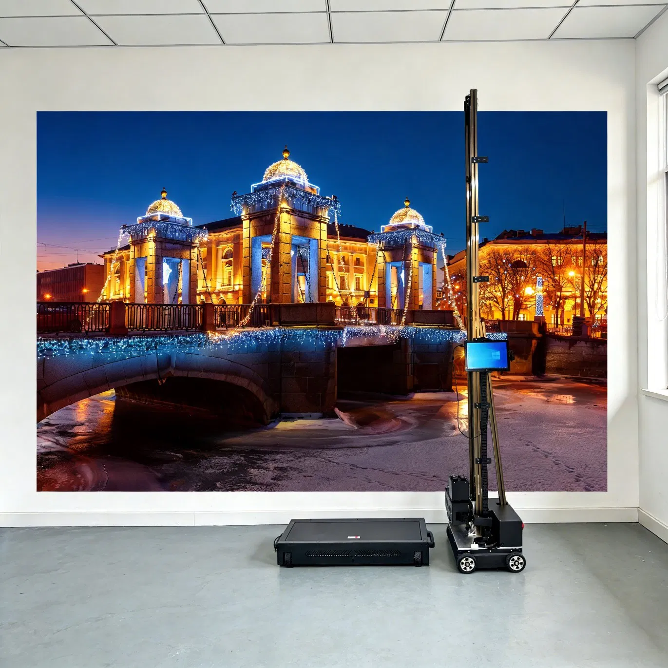 3D UV Wall Floor Inkjet Printer HD Wall Clear Image &amp; High Resolution