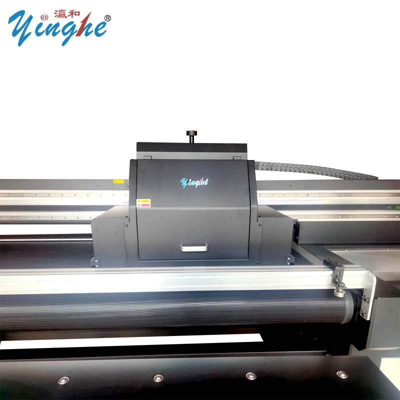 Yh High Quality 8 PCS G5 Printheads1.8m Digital Inkjet UV Hybrid Printer for Wall Paper Ceramic Tile Wood Stick Rigid Flexible Media Promotional Items Printing