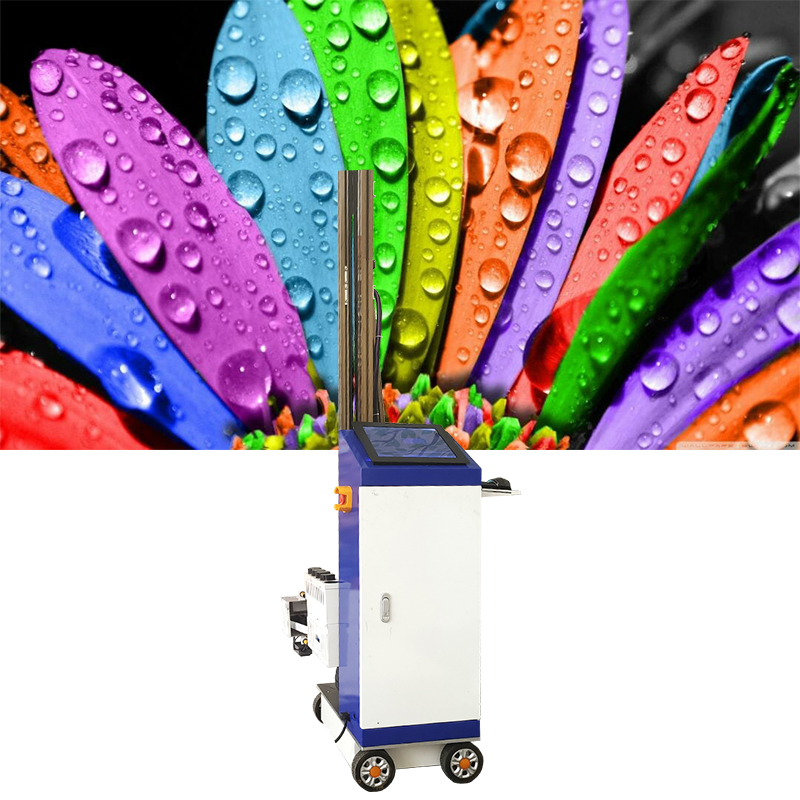 Hight Resolution Dx7 Printhead 3D Wall Robot Printer for Ceramic Tile Wooden Board Digital UV Varnish Inkjet Printing Machine