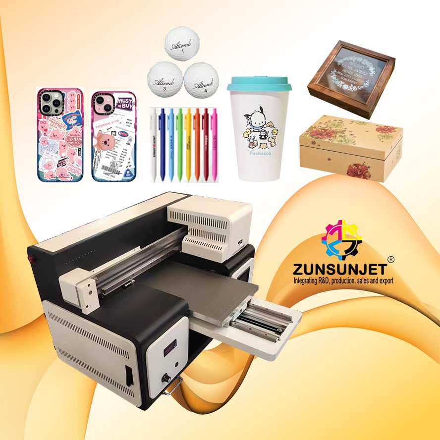 UV Dtf Printer UV Printer A3 Digital Inkjet Large Format Flatbed UV Printer for Glass Wood PVC Leather Acrylic