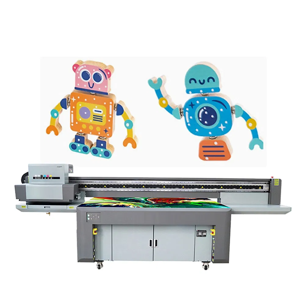 High Productivity UV Inkjet Flatbed Printer Digital LED for Glass Metal PVC Leather Advertising Bags Printing