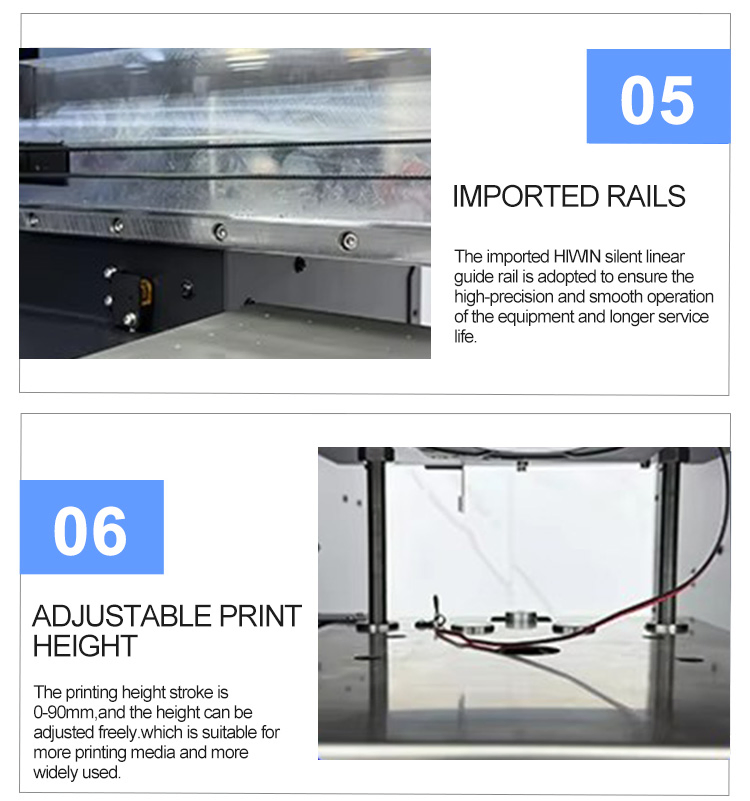 High-Accuracy A3 Size 3040 Digital UV Flatbed Printer A2 Size 4060 UV Printer for Glass Tile PP Acrylic Board Wood