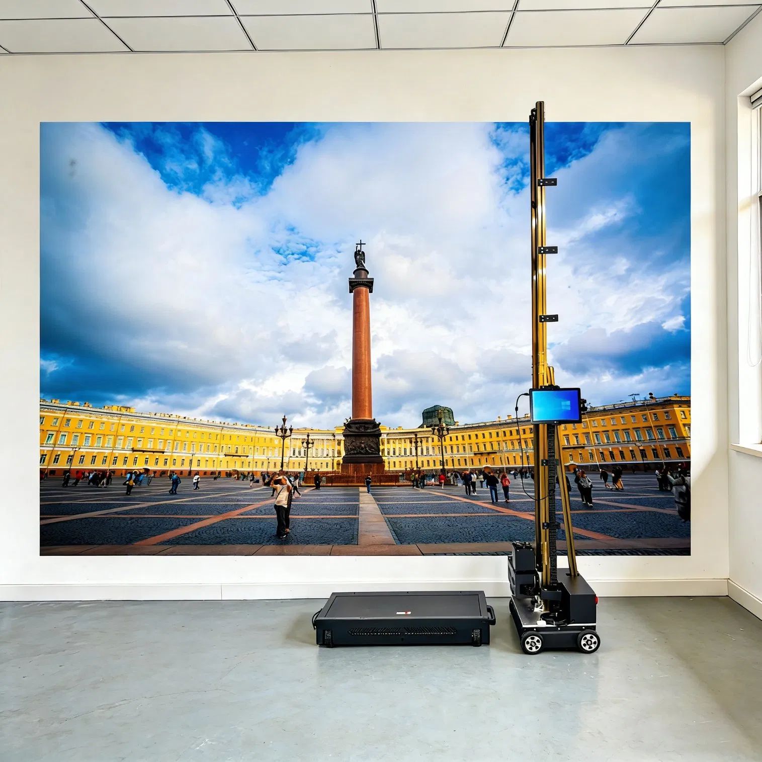 3D UV Wall Floor Inkjet Printer 720-2880 Dpi, High Resolution &amp; Clear Print