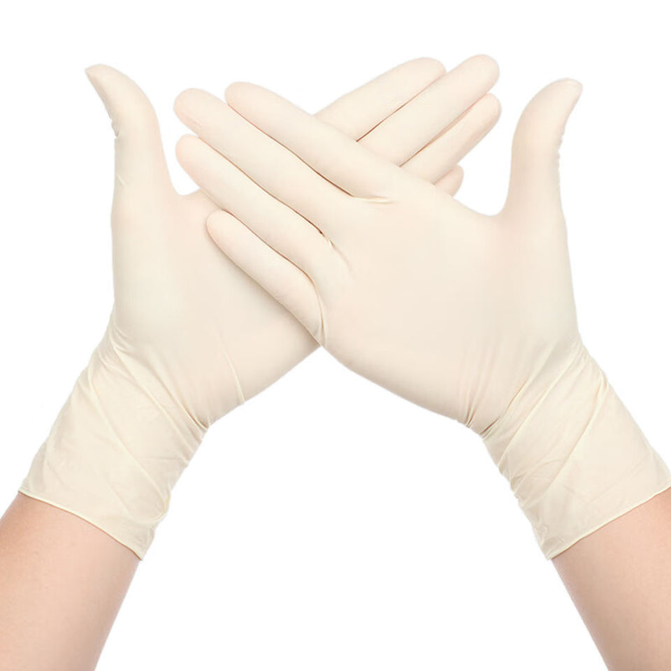 Premium Disposable Latex Gloves, Non-Sterile, Latex Examination Gloves - Available in Multiple Sizes