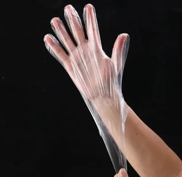 PE Plastic Hand Gloves
