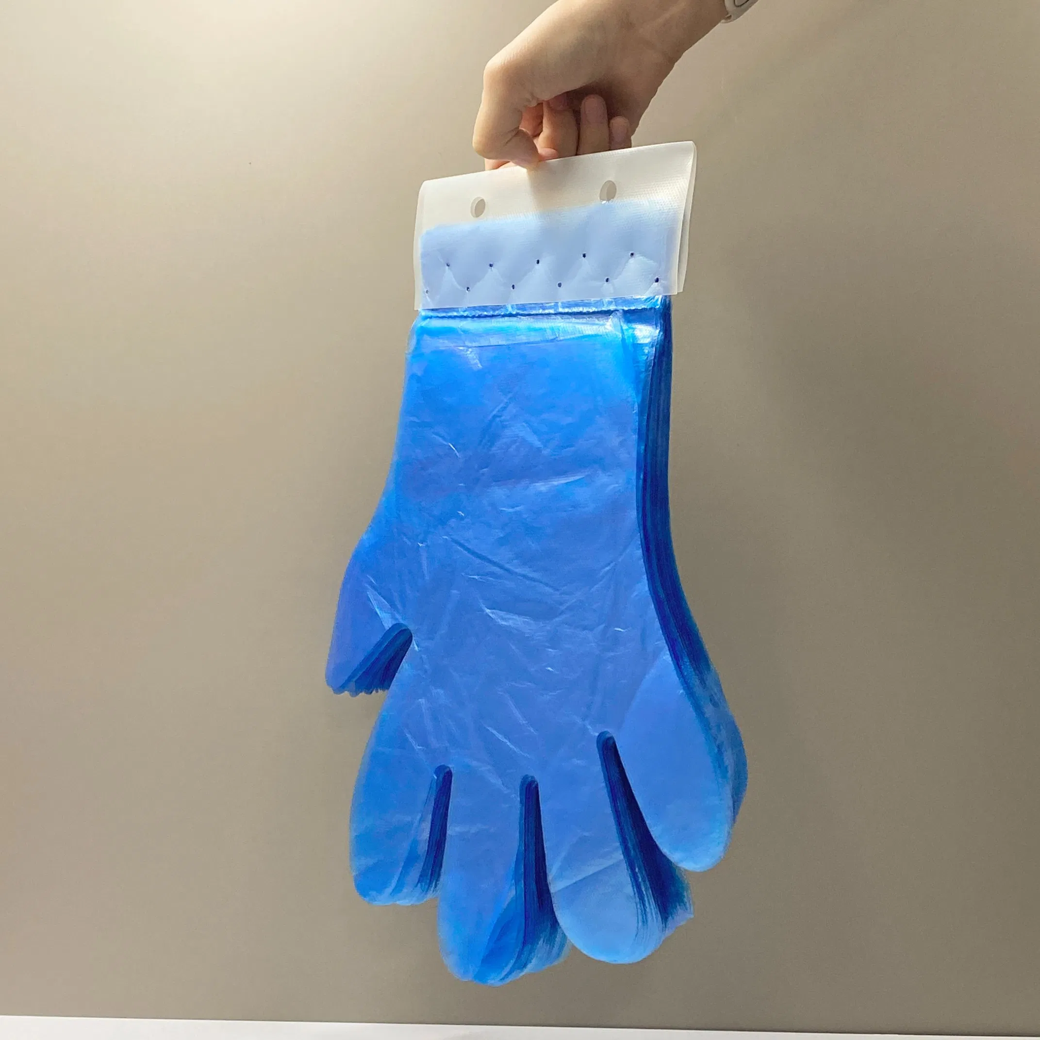 Disposable HDPE/LDPE Gloves Waterproof, Latex-Free, Economical Food Grade, Ambidextrous, Embossed Grip - for Food Service, Cleaning, Hair Dye